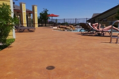 pool deck colored concrete kansas city
