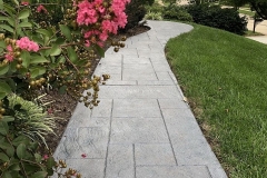 decorative concrete walkway  kansas city