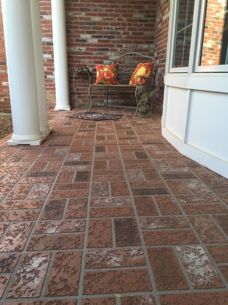 Textured Concrete Patio Kansas City Concrete Artisans