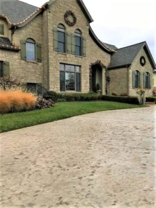stamped concrete driveway kansas city
