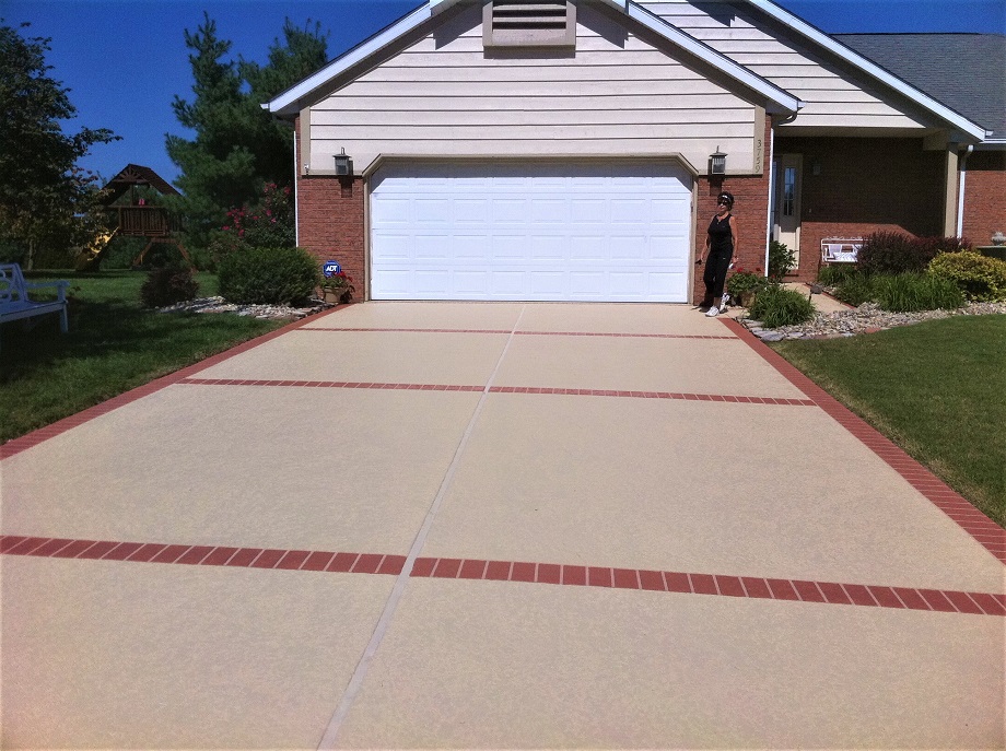 Knockdown Texture Kansas City Spray & Troweled Concrete Finish