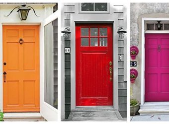 colored doors