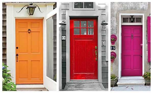colored doors