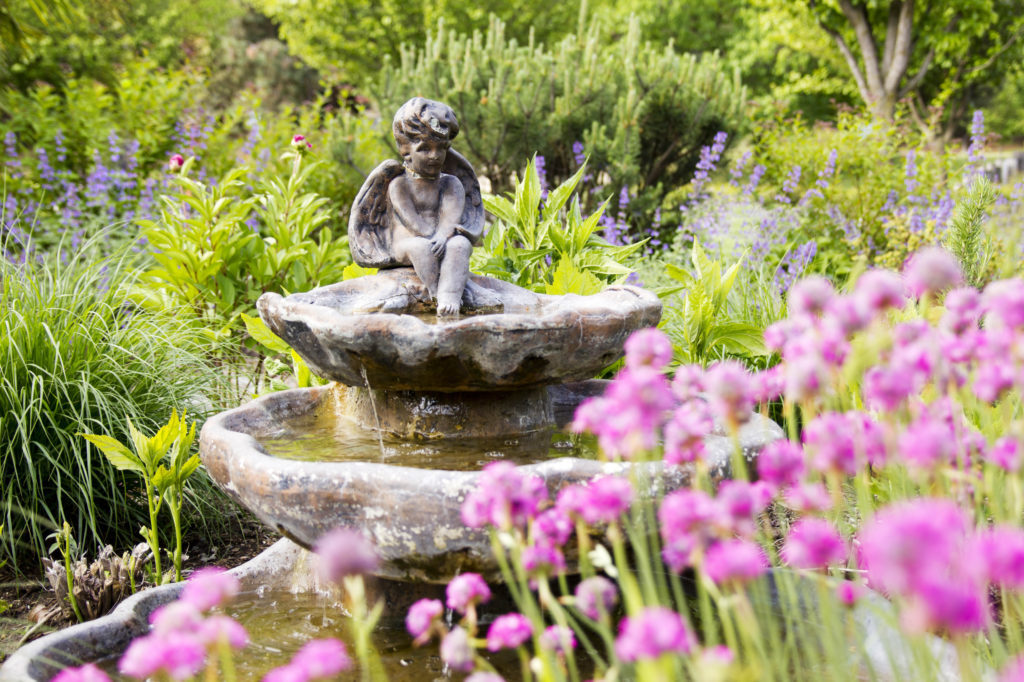 decorative concrete fountain kansas