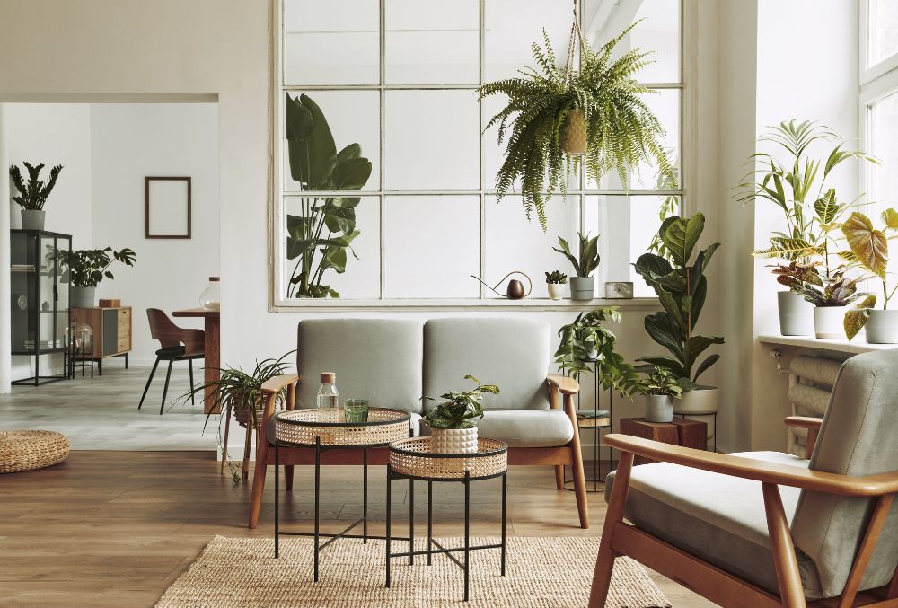 scandinavian design with natural light