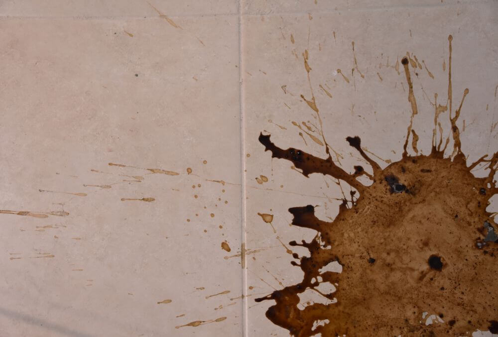 stains on the floor