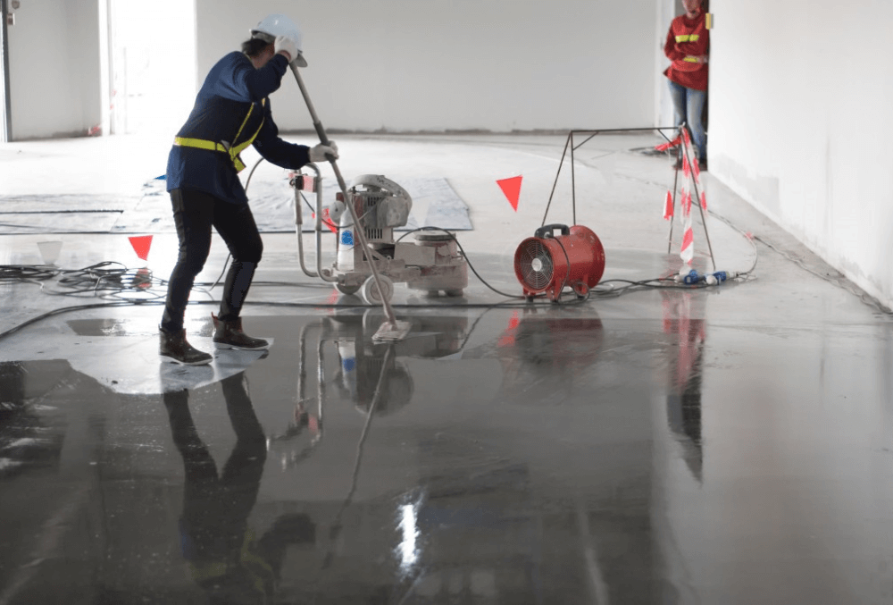epoxy concrete floor