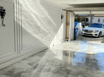 metallic epoxy flooring