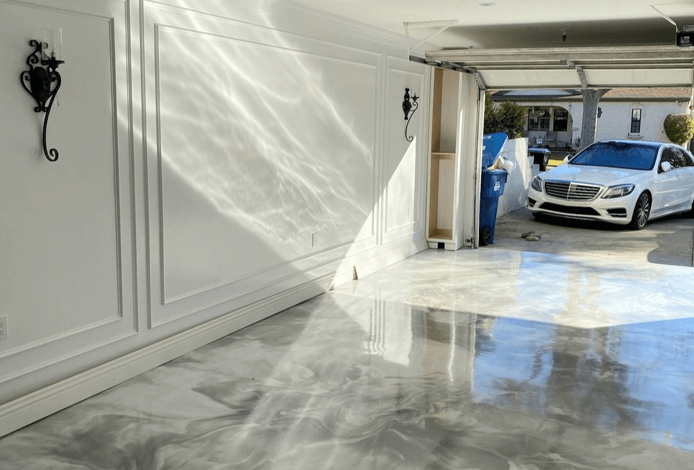 metallic epoxy flooring