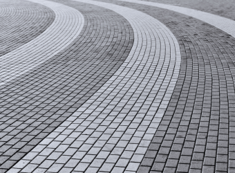 textured stamped driveway