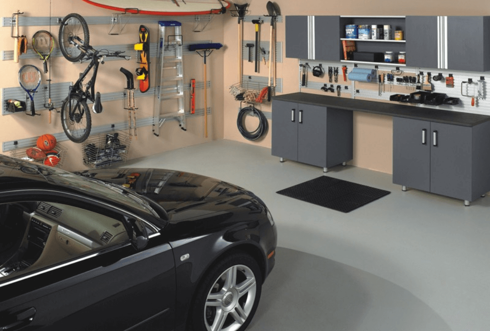 custom garage floor
