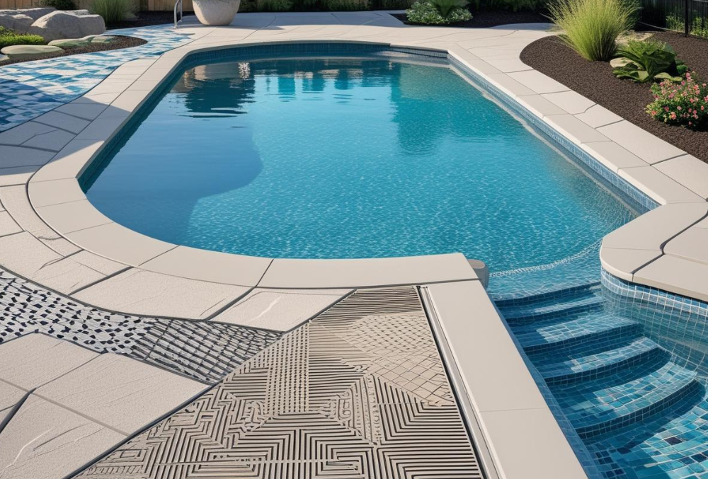Anti-slip Pool Deck