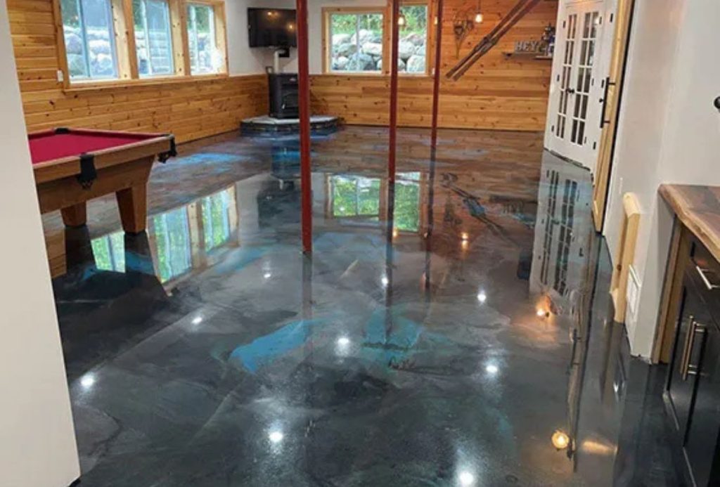epoxy flooring basement