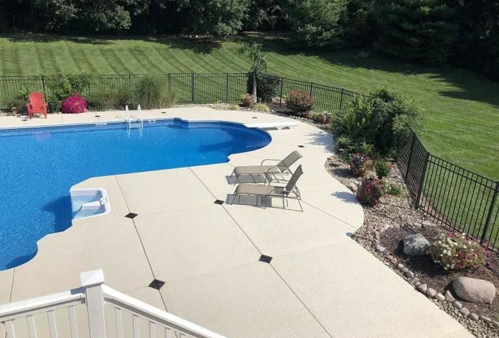pool side patio