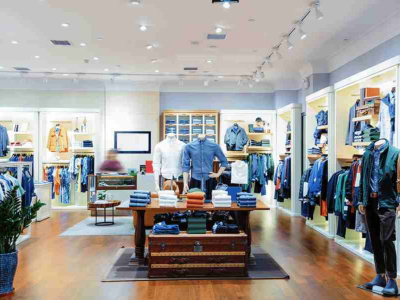 retail store and showroom flooring with decorative concrete flooring, providing a polished, durable, and visually appealing surface.