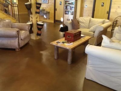 living room space